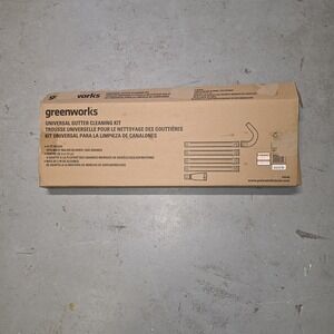 GREENWORKS 11 FOOT UNIVERSAL GUTTER CLEANING KIT FOR LEAF BLOWER VACUUM GK0A00
